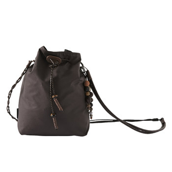 Lanqi urban commuter outdoor sports pure cotton handmade multi-material beaded pendant shoulder strap adjustable lucky bag bag