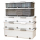 Student dormitory book clothes tidy box with wheels