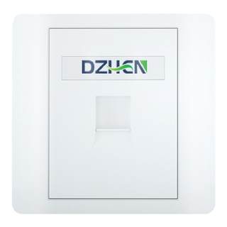 Dingzhen white 86-type computer network socket panel network cable socket concealed single-port information socket household DZ-1011