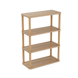 Storage space-saving multi-layer bookshelf Qilian storage rack