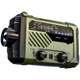 Radio solar hand crank power generation emergency flashlight strong light super bright multi-functional rescue field survival equipment