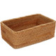 Purely handmade original ecological rattan storage basket desktop Chinese style