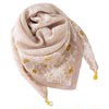 Autumn and winter warm women's square scarf with magnetic buckle silk scarf, winter lazy versatile scarf, cotton scarf, decorative, fashionable and versatile