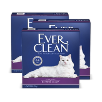 EverClean Platinum Diamond US imported cat litter purple label 14 pounds * 3 boxes of bentonite deodorant cat litter