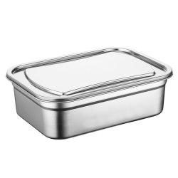 Stainless steel crisper food grade lunch box sealed lunch box lunch box refrigerator storage box onion ginger garlic box