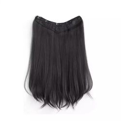 Wig film Female micro -curly buckle a piece of long hair and hair piece, imitation all -real human hair fluffy hairless hairless patch
