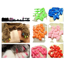 New cat nail covers cat claws cat shoes anti-scratch and bite cat gloves artifact pet bathing cat foot covers supplies