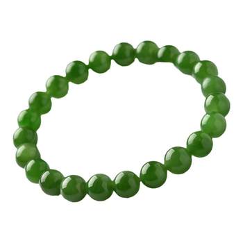 Donghai family men's and women's hetian jade jasper bracelet