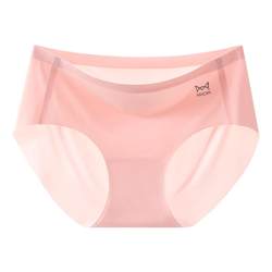 Catman Seamless Ice Silk Panties Women's Pure Cotton Antibacterial Crotch Summer Thin Sexy Pure Desire Girly Style ກາງເກງຂາສັ້ນ