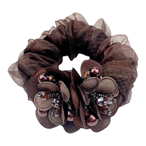 Hair ball hair mom hair band temperament hair band 2023 internet celebrity high-end hair accessories rubber band for women to tie their hair