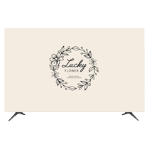 TV dust cover 2024 new style simple high-end wall-mounted 55-inch 65-inch 75-inch elastic all-inclusive protective cover