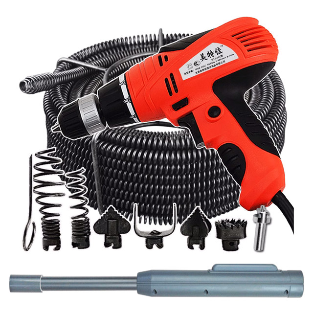 Electric pipe dredger encrypted spring fast unblocking