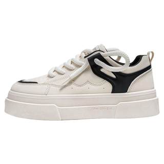 Men's shoes 2025 new winter student breathable trendy casual white shoes youth thick sole heightening work shoes