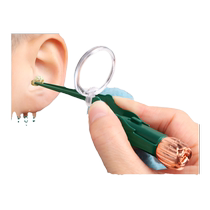Ear-picking artifact childrens special lighted ear-picking spoon tool clip ear-picking ear-wax tweezers buckle