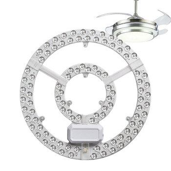Fan light led wick magnetic installation without drilling