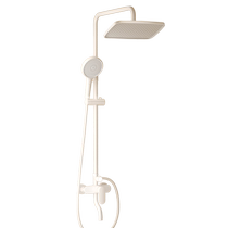 Cabei Bathroom White Shower Set Home Pressurized Concealed Bathroom Bathroom Rain Shower Nozzle