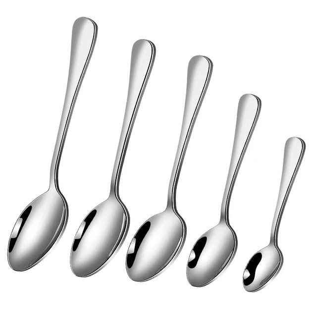 Adult small household 304 stainless steel spoon