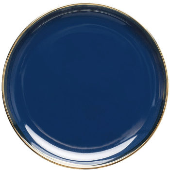 Ins gold-edged ceramic european-style simple rice bowl plate