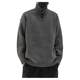 Men's button winter turtleneck sweater