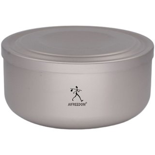 Pure titanium lunch box double-layer insulated instant noodle bowl portable travel
