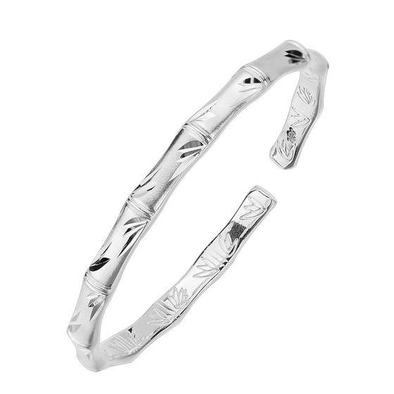 Jiu Le Foot Silver 999 Car Hua Zhuzhu Open Bracelet Female Young Sterling Silver Hand Decoration Bracelet Give Female Girls