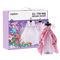 (Self-operated) mideer Princess Milu wardrobe clothing design diy childrens handmade toys birthday gift