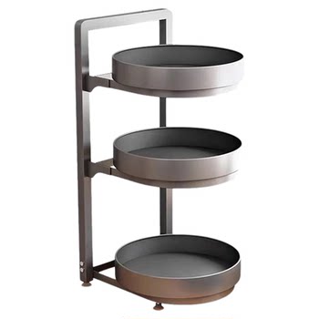 360 rotatable/kitchen condiment storage rack