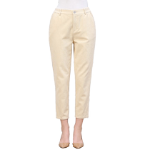 Milanden middle-aged and elderly mothers clothing 2024 new autumn and winter corduroy nine-point dad pants womens corduroy casual pants