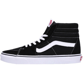 Vans high top black and white classic couple canvas women's shoes