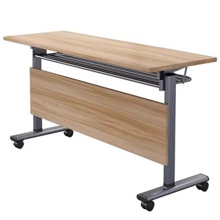 Folding training table and chair combination movable conference table