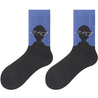 派米袜子男款秋冬中筒袜青少年运动男生长袜男生抑菌男士冬天棉袜