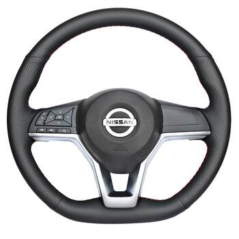 Nissan exclusive first-grain calfskin hand-stitched steering wheel cover