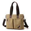 Business travel canvas portable casual one-shoulder crossbody bag