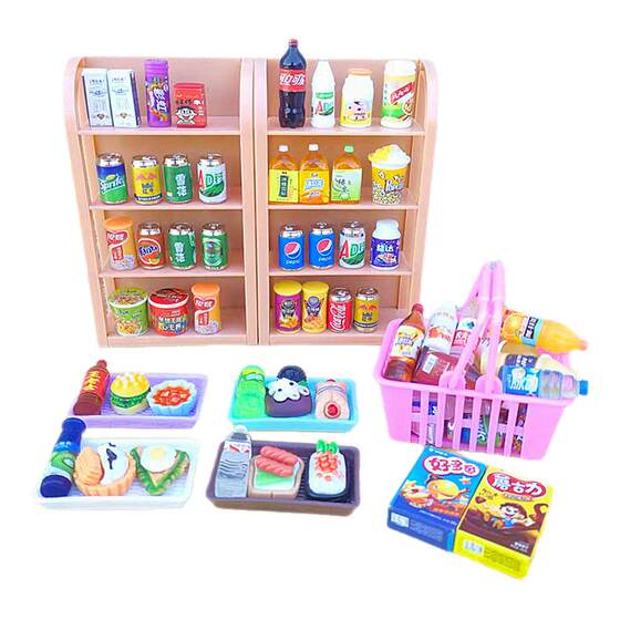 Miniature Food Toy Blind Bag Doll Mini Supermarket Beverage Bottle