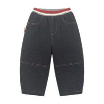 Maradin childrens clothing childrens pants winter new style boys and girls color ribbed denim trousers
