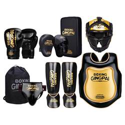 Children's Boxing Protective Gear Set, Including Sparring Mask, Headgear, Chest, Leg, and Groin Protection for Boys and Girls Training in Taekwondo and Martial Arts