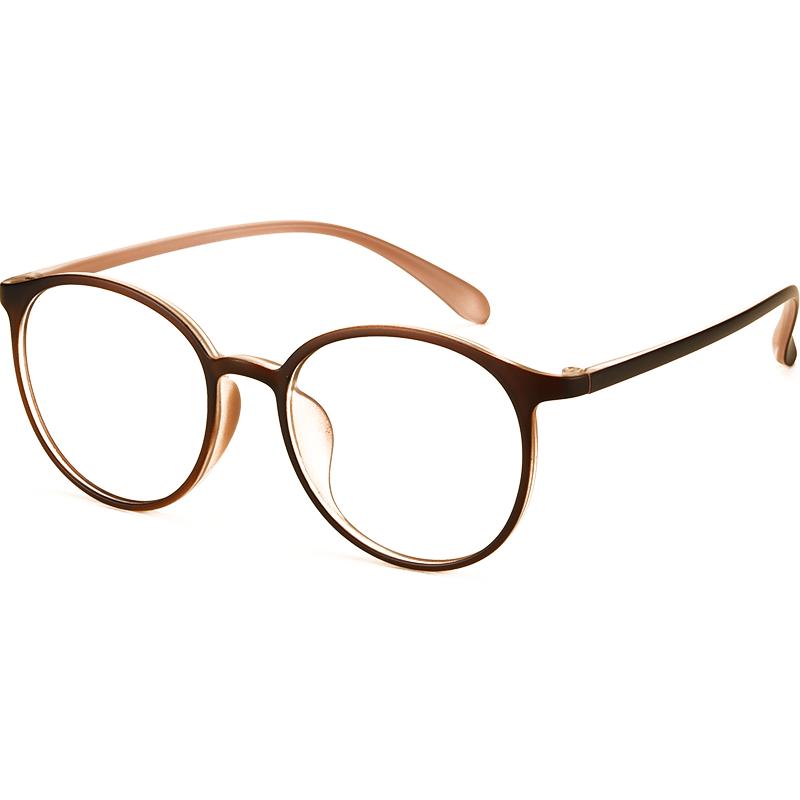 Retro style round frame eye frame prescription myopia glasses