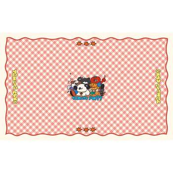 ກາຕູນຫມາກເລັ່ນ puppy PU ກັນນ້ໍາແລະນ້ໍາຫຼັກຖານສະແດງຜ້າຕາຕະລາງຊຸດຄົວເຮືອນເດັກຍິງແຕ່ງຫນ້າຕາຕະລາງຫນາ Portable picnic cloth