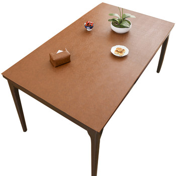 Double-sided leather table mats and placemats with no washing and oil protection Double-sided leather table mats and placemats with no washing and oil protection