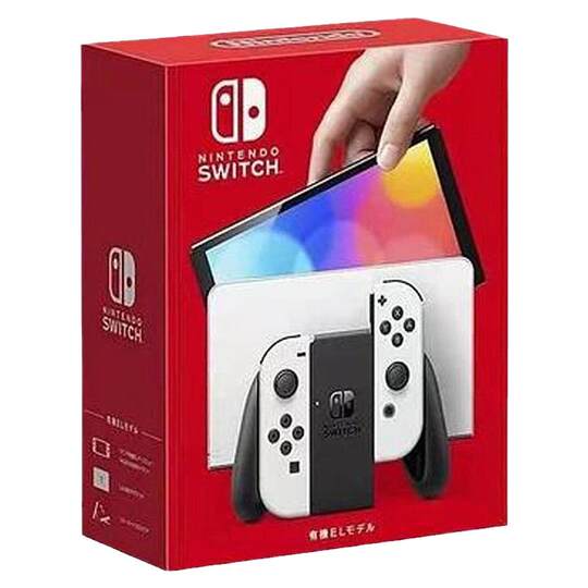 Japanese direct mail Nintendo Nintendo switch NS OLED screen 7-inch red and blue/white handle host