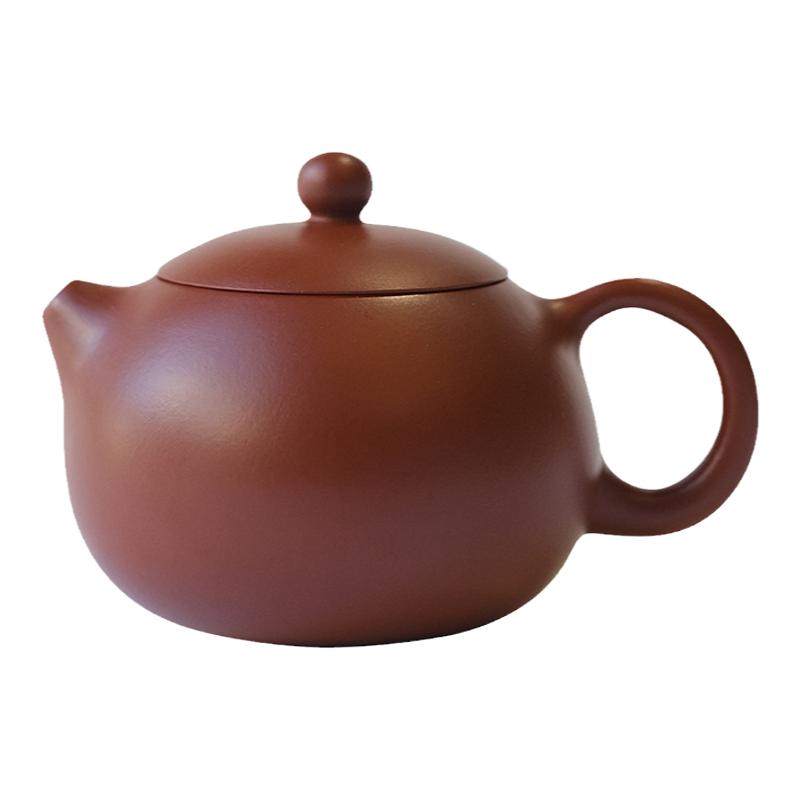 Raw ore vermilion Xishi purple clay teapot 140cc