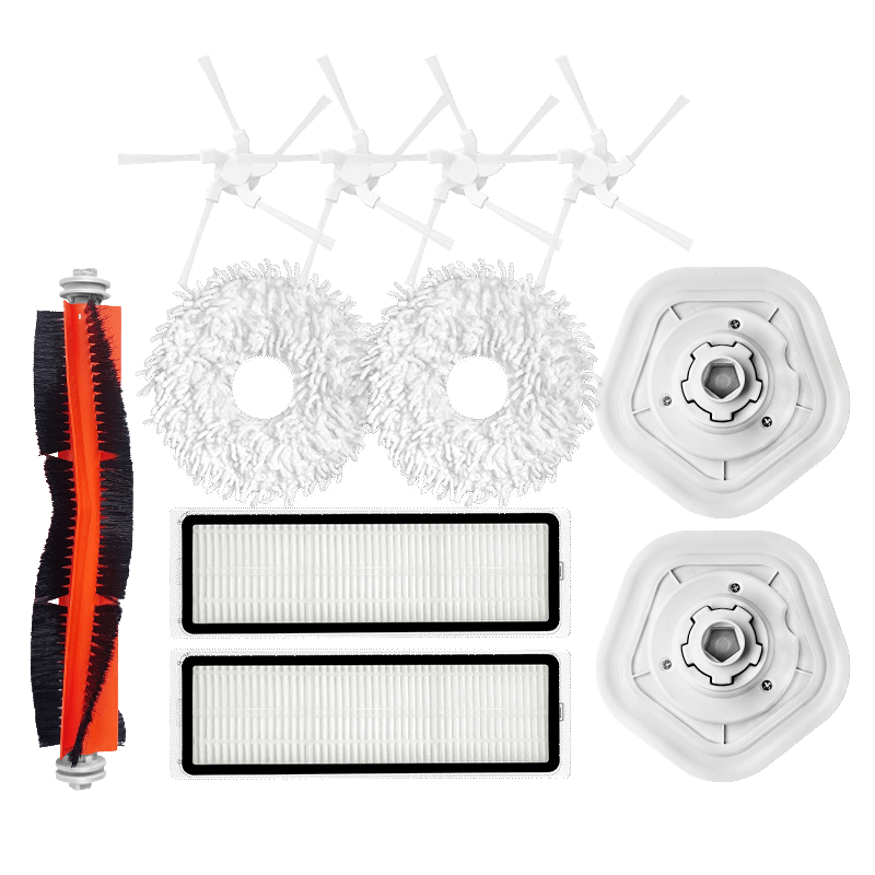 Suitable for Zhuimi W10 PRO sweeping robot accessories cleaning liquid filter disc rag bracket piping brush