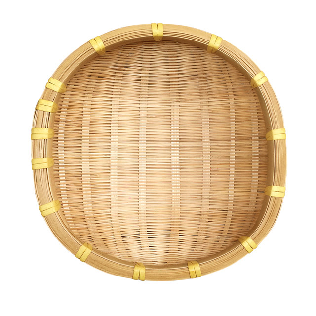 Bamboo woven products, basket zi, round farmhouse large storage