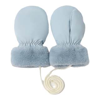 尼多熊婴儿手套冬天一两岁小宝宝手套加绒儿童保暖手套男女孩防水