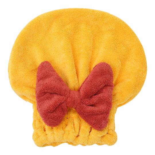 Cute hair drying towel, hair washing shower cap, women's turban