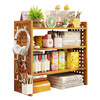Simple multi-layer hole board for storage rack desktop