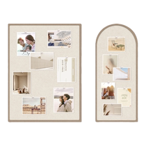 Grivent Felt Board Photo Wall Background Board Livingboard Convenience Patch Wall Panel Wall Decoration Clapper Standing Photo Display Board Vision Board Notice Board Themed Wall Cultural Wall Soft Wooden Board Display Wall