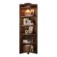 Triangle cabinet corner storage rack