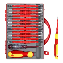 Insulated screwdriver set cross-shaped screwdriver triangle U-shaped hexagonal screwdriver plum blossom screwdriver for electricians