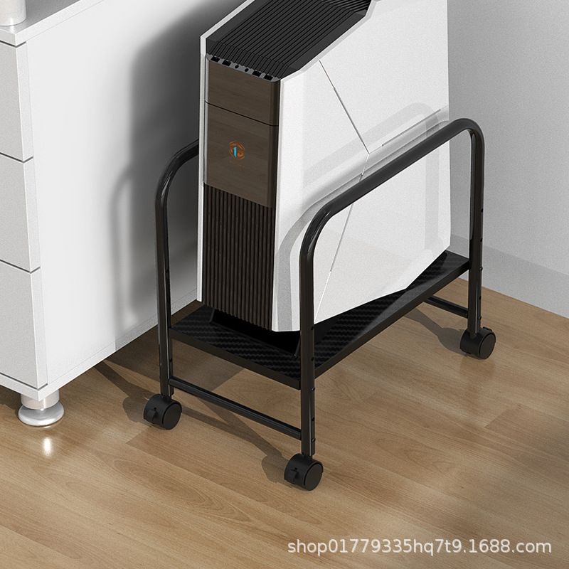 Office host bracket removable multi-layer chassis rack cooling chassis bracket multi-function storage rack with brake